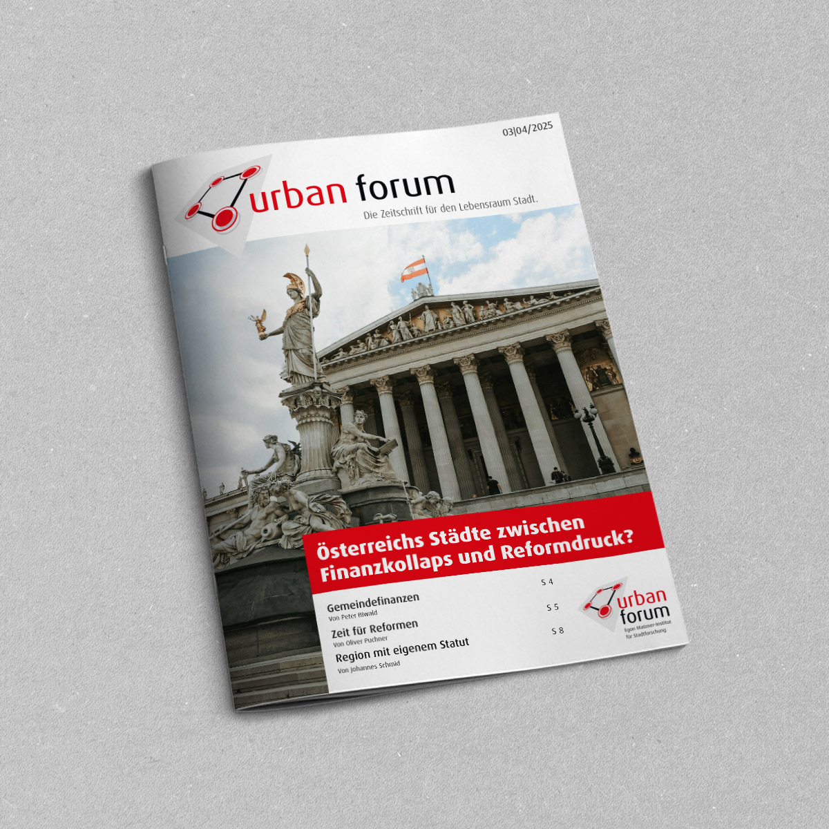Urban Forum Zeitung 03|04-2025 Cover